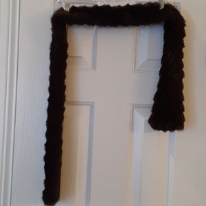 VTG Nordstrom Faux Mink Scarf